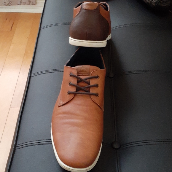 A l d o men's leather shoes sneakers size 12 Brown - Picture 9 of 10